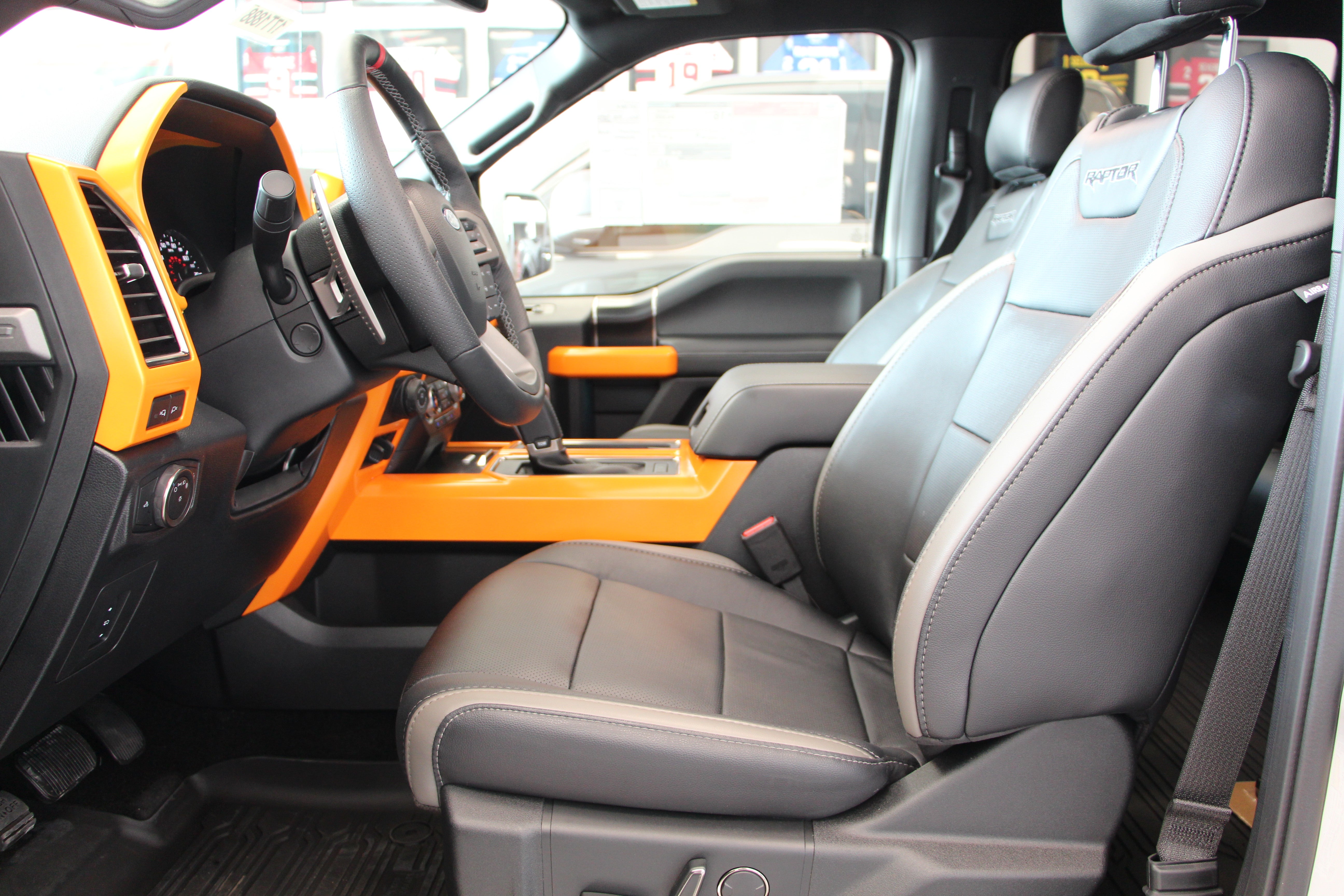 Gray Interior with Orange Accents at All American Auto Group in Old Bridge NJ