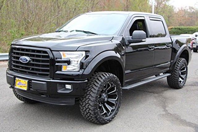 Custom Lifted Black F-150 at All American Auto Group in Old Bridge NJ